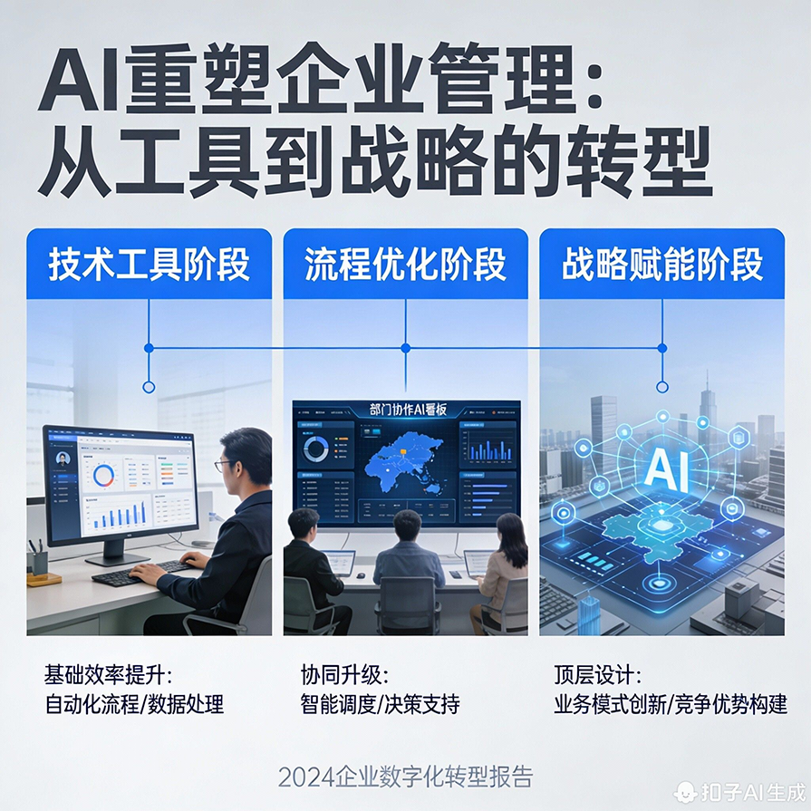 AI重塑企业管理:从工具到战略的转型